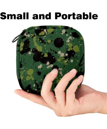 Portable Storage Bags for Women's Bandages & Menstrual Inserts - Dark Green Black Gray & Multicolored Designs - Buy Online on GoSupps.com