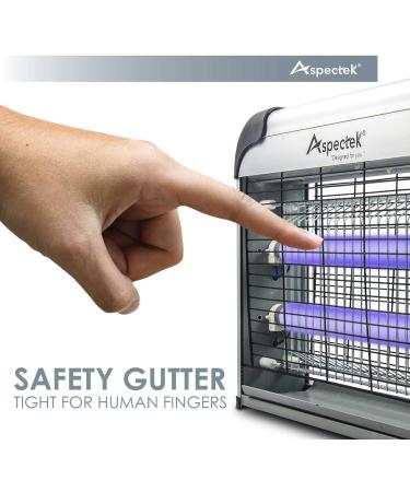 ASPECTEK Bug Zapper Powerful 20W Electronic Insect Indoor Zapper Fly Zapper-Indoor and Outdoor Use Including 2 Pack Replacement Bulbs - Buy Online on GoSupps.com
