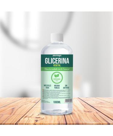 Liquid vegetable glycerin 2 x 1 l pharmaceutical grade high purity moisturizing and moisturizing natural hair and skin without fragrance ideal for soaps shampoos creams cosmetics for crafting vegan USP - Buy Online on GoSupps.com