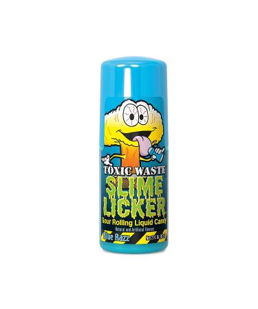 TOXIC WASTE Slime Licker Sour Liquid Candy 12-Count Box - Strawberry Blue Razz Flavors - Buy Online on GoSupps.com