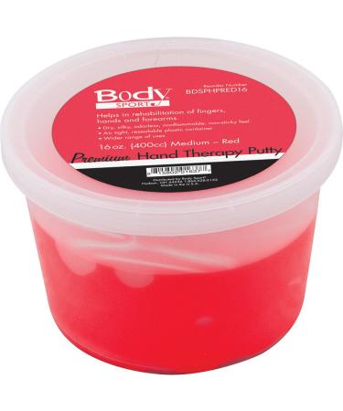 BodyMed Premium Hand Therapy Putty 3oz Red Medium
