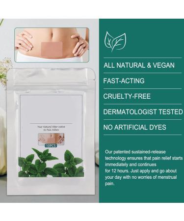 Effective Menstrual Pain Relief Heat Patches - 12-Hour Warming Uterus Patch | 20PCs for Maximum Comfort - Buy Online on GoSupps.com