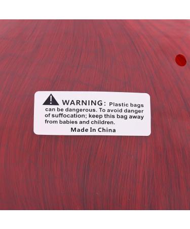 MapofBeauty 40 Dark Red Anime Costume Long Straight Cosplay Wig - Perfect Party Accessory - Buy Online on GoSupps.com