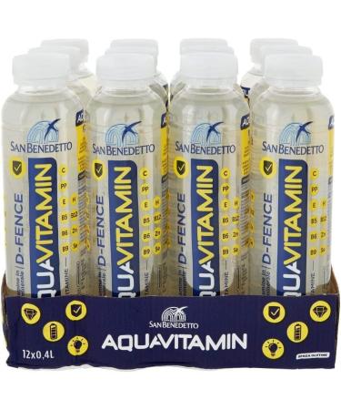 San Benedetto Aquavitamine D-Fence Water Bottles with PET Bottle Lemon 40 cl (Pack of 12) - Buy Online on GoSupps.com