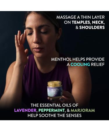Little Moon Essentials Aching Head Rub 1 oz - Topical Analgesic for Pain Relief - Buy Online on GoSupps.com