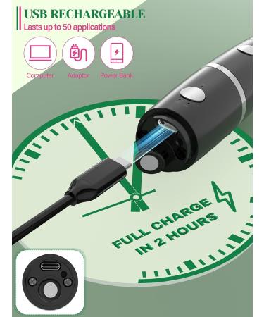 Insect Sting & Bite Relief - 2-in-1 Bug Bite Suction Tool & Heat Relief | Rechargeable Itch Sucker for Mosquito & Bug Bites | Essential Summer Outdoor Gadget - Buy Online on GoSupps.com