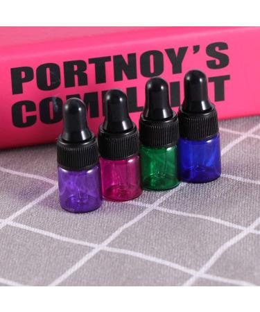 15pcs Essential Oils Bottle Set - 2ml Mini Empty Glass Dropper Bottles for Essential Oils - Ideal for Aromatherapy & DIY - Buy Online on GoSupps.com