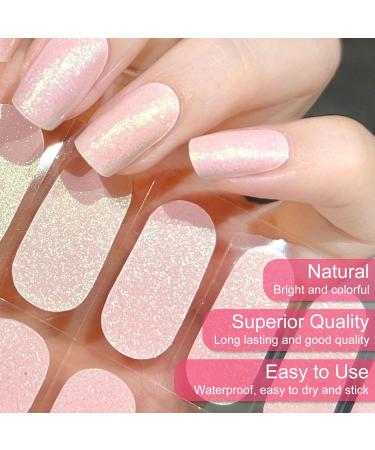 Shop Ceboic 22-Piece Pink Aurora Gel Nail Foils - Self-Adhesive Nail Stickers for Women & Girls | International Shipping Available - Buy Online on GoSupps.com