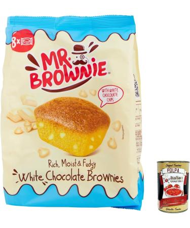  Italian Gourmet E.R. Mr.Brownie White Chocolate Brownies 200g + Italian Gourmet Polpa 400g (Pack of 3) - Buy Online on GoSupps.com