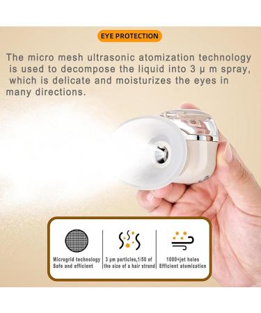  G n rique Eye Steamer Mister Electric Humidifier for Dry Eyes | Small Heated Nano Electric Eye Humidifier Sprayer Portable Lollipop Sprayer Eye Mist - Buy Online on GoSupps.com