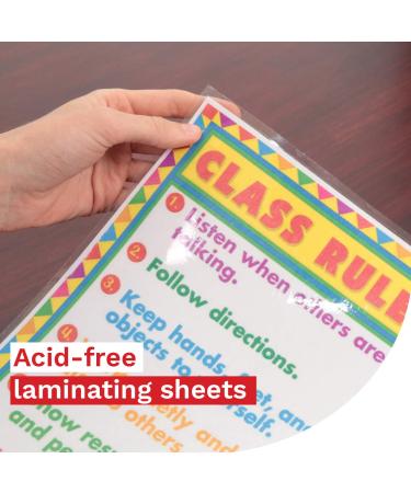 XFasten Self-Adhesive Laminating Sheets 9 x 12 Inches (50-Pack) - 4.76 Thickness - Premium Quality Laminator Sheets - Buy Online on GoSupps.com