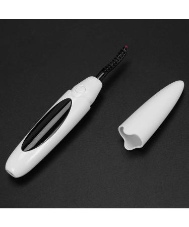 Yangyou Electric Heated Eyelash Curler USB Charge Makeup Curling Kit Long Lasting Natural Eye Lash Curler White - Buy Online on GoSupps.com