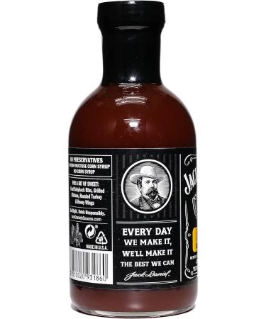 Jack Daniel Honey BBQ Sauce 553g - Gluten Free, No Preservatives - Barbecue Sauce Bottle - Buy Online on GoSupps.com