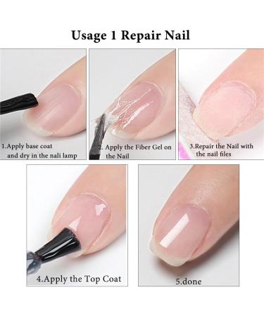 EDAT Nail repair protection gel repair kit for broken nails for split natural nails nail repair gel for damaged nails instant repair gel for cracked nails 2pcs - Buy Online on GoSupps.com