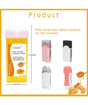 Honey Roll On Wax Cartridge 4-Pack for Hair Removal - 14.1 Oz - Buy Online on GoSupps.com