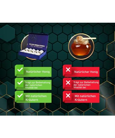 Golden Deaa Power Turkish Honey - Natural Male Enhancement - 10 Bags (20g Each) - Fast & Easy Oral Jelly - Buy Online on GoSupps.com