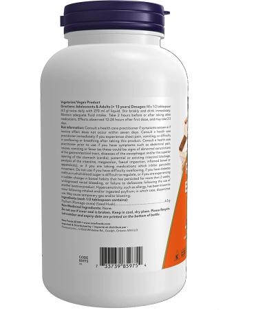 Now Foods Organic Psyllium Husk Powder 12 oz - Natural Digestive Support - Buy Online on GoSupps.com
