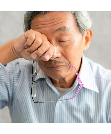 Lurrose Metal Glasses Repair Set - Fix Broken Eyewear with Universal Rubber Ear Grips & Violet Sunglasses - Buy Online on GoSupps.com