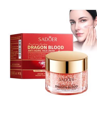 Dragon Blood Face Cream Dragon Blood Anti Aging Face Cream Dragon Blood Cream Anti-Wrinkle Hydrating Rejuvenating Face Cream Luxury Skincare for Glowing Skin 50g