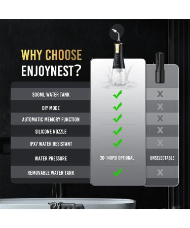 EnjoyNest Ear Wax Removal Kit - 4 Cleaning Modes Safe & Effective Ear Irrigation System for Buildup with 8 Tips - International Shipping Available - Buy Online on GoSupps.com