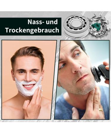 SH90/72 Replacement Heads for Philips Series 9000 & 8000 Razors - 3 Pack with Cleaning Brush | Wet/Dry Razor Accessories - Buy Online on GoSupps.com