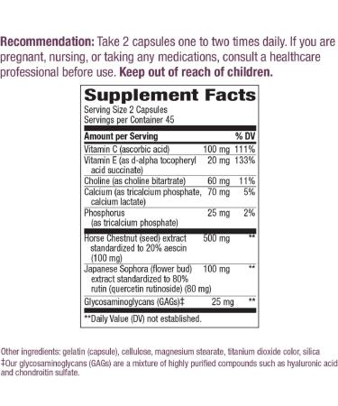 Buy Nature's Way Hem-Care 90 Capsules | Support Healthy Circulation & Hemorrhoid Relief - Buy Online on GoSupps.com