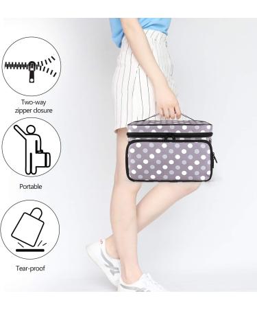 Luxja Sewing Accessories Organizer with Detachable Clear Pockets - Polka Dots (Patent Design) - Buy Online on GoSupps.com