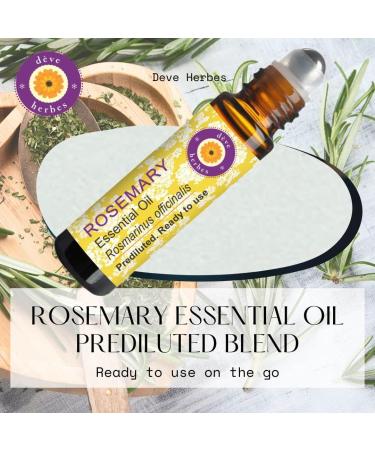 Buy DEVE Herbes Rosemary Oil | Ready-to-Use Roll-On for Aromatherapy & Skin | 10ml International Shipping Available - Buy Online on GoSupps.com