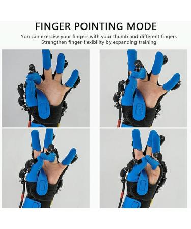 Rehabilitation Robot Gloves Hand Strengthener Finger Orthosis with Hand Dysfunction Independently Rehabilitation Training Left-L - Buy Online on GoSupps.com