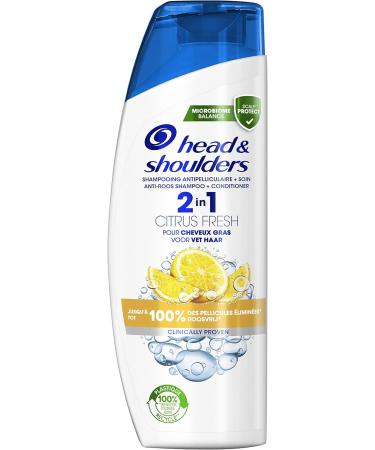 head&shoulders 2in1 citrus fresh anti-dandruff shampoo 270ml - pack of 6 - Buy Online on GoSupps.com