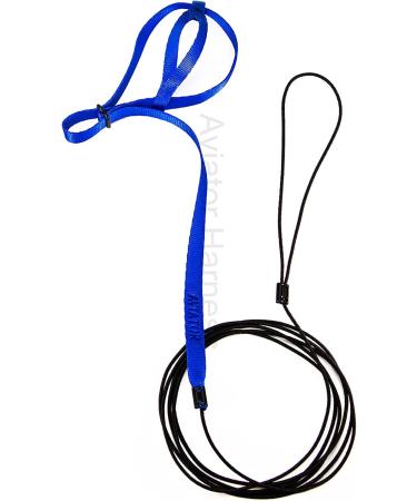 Aviator Bird Harness & Leash - Made in America | XXXS Blue for Safe International Shipping - Buy Online on GoSupps.com