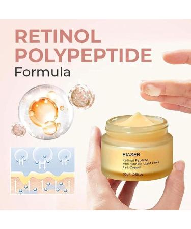 Eye Cream 105 Peptide Under Eye Repair Cream for Dark Circles Eye Moisturizer for Women and Men Daily Eye Care Products for Damp Sensitive Synyey - Buy Online on GoSupps.com