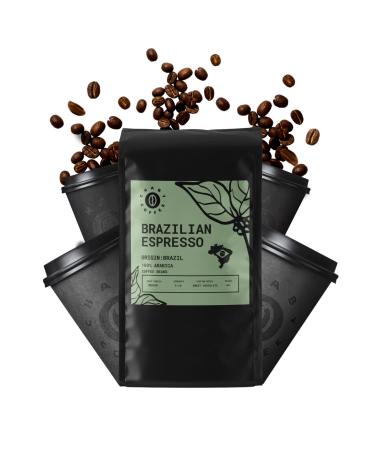 Chaby-Coffee 100% Arabica Medium Roast Coffee Beans Single Origin Brazilian Espresso Pack of 1 kg