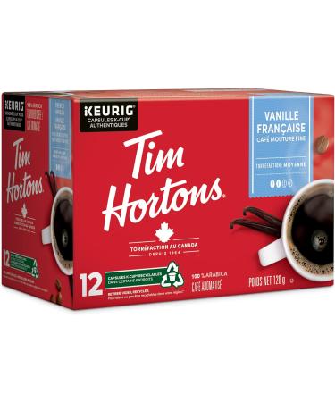 Tim Hortons French Vanilla Flavoured Coffee RSingle Serve Keurig K-Cup Pods Medium Roast 72 Count - Buy Online on GoSupps.com