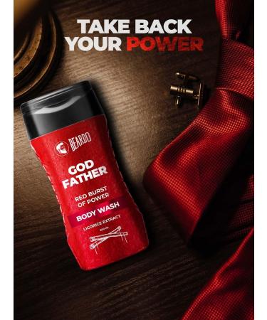 Beardo Godfather Body Wash for Men - Luxurious Lather Refreshing Shower Gel & Licorice Extract - 200ml (6.7 fl oz) | Shop Internationally - Buy Online on GoSupps.com