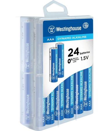 Buy Westinghouse Alkaline AAA Batteries - Bulk Pack of 24 | Leak-Proof & Long-Lasting Power for High Drain Devices - Buy Online on GoSupps.com