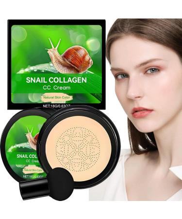 Moisturizing Cushion CC Cream Gentle Daily Concealer | Mattifying Air Cushion CC Cream for Oily and Sensitive Skin - Daily Touch-Up - Buy Online on GoSupps.com