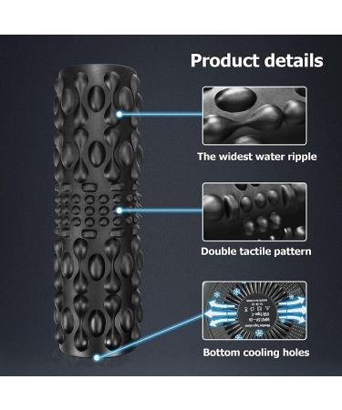 Shop LTLClz Vibration Roll - 5 Speed Yoga Massage Device for Post-Workout Pain Relief & Deep Muscle Relaxation - Buy Online on GoSupps.com