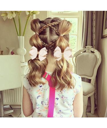 8 Pieces Glitter Hair Bows Clips Baby Girls Hair Bows Clips Soft Ribbon Small Straight Barrette Handmade Hair Accessories for Birthday Wedding Bridal Day Anniversary Holiday Party Gift - Buy Online on GoSupps.com