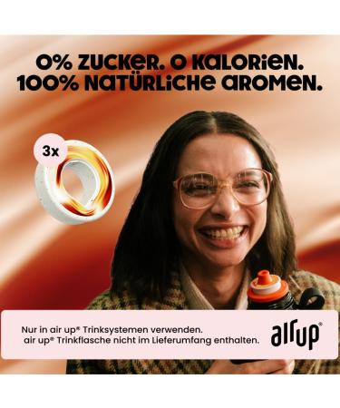 air up Multipack Kola | 6 Pods | Coffret d couverte sans sucre pour 30 litres d eau pour la gourde air up originale - Buy Online on GoSupps.com