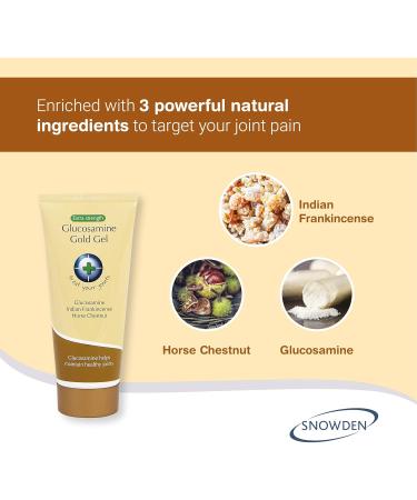 Snowden Glucosamine Gold Topical Joint Pain Relief Gel 200 ml - Pack of 1 - Buy Online on GoSupps.com