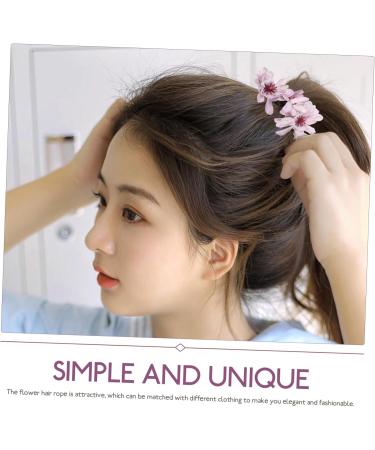 FRCOLOR Hair Accessory for Women Stretchy Hair Ties Girls Hair Accessories Girls Hair Ties Colorful Hair Ties Colored Hair Ties Hair Ponytail Scrunchy Hair Tie Fabric Miss Bun Little Daisy - Buy Online on GoSupps.com