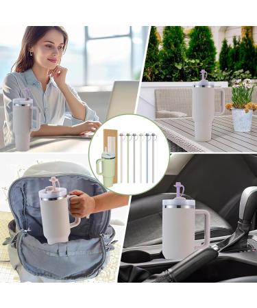 6 Pack Extra Long Silicone Reusable Straws for Stanley 40 Oz 2 Straw Cleaning Brushes Replacement Silicone Straw with Straw Covers for Stanley 40 Oz 30 Oz Cup Tumbler. - Buy Online on GoSupps.com