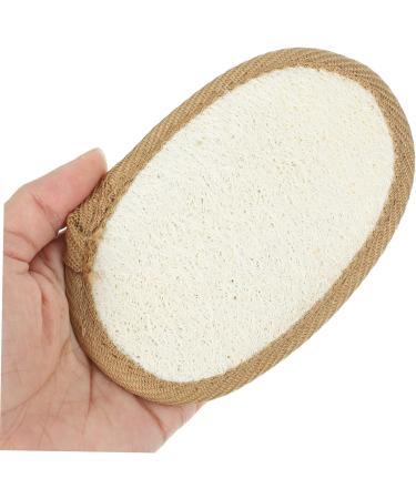 3 Pcs Loofah Bath Towel Set - Exfoliating Shower Wash Sponge & Body Scrubber for Smooth Skin - Buy Online on GoSupps.com