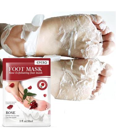 Revitalize Your Feet: 5 Pairs Coconut Milk Peeling Foot Mask & Salt Spa - Moisturizing Care for Dry Cracked Skin | Men's & Women's Foot Treatment - Buy Online on GoSupps.com
