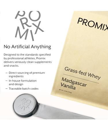 ProMix Nutrition Whey Protein Powder Vanilla - Grass-Fed - Post Workout Fitness & Nutrition Shakes Smoothies Baking & Cooking Recipes - Gluten-Free & Keto-Friendly - 2.5 Pound (Pack of 1) Vanilla 2.5 Pound (Pack of 1) - Buy Online on GoSupps.com