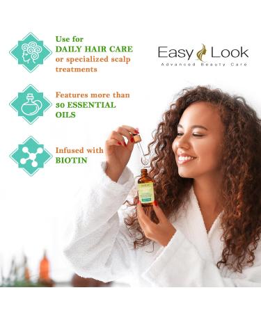 Rosemary Mint Scalp & Hair Strengthening Oil - 2 oz | Nourish All Hair Types - International Shipping Available - Buy Online on GoSupps.com