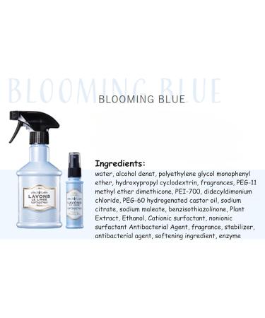 Japanese Fabric Deodorizer Spray - Premium Freshener for Kids Pets & Sensitive Skin | Smell Remover for Carpets & Couches - Blooming Blue 370mL - Buy Online on GoSupps.com