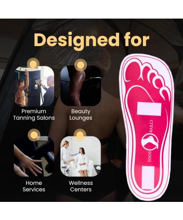 60Pairs(120Feets) Disposable Stick Spray Tanning Feet Pads Perfect for preventing spray tan solution Deluxe & Hygienic Spray Tan Feet Pads-Ideal for Salons and Spas or Home Easy to Apply pink 60 - Buy Online on GoSupps.com
