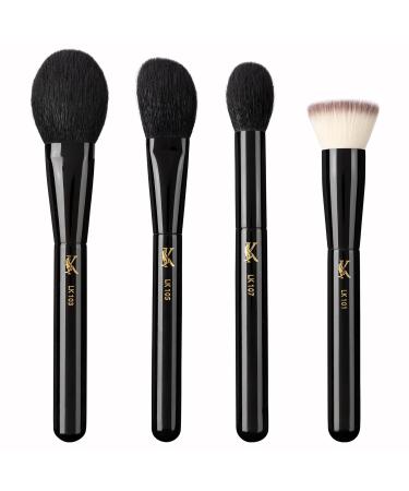 Kali Los Angeles Handmade Makeup Brushes - Sokoho Natural Goat Hair Black Copper LK 107 Highlighter Brush for Flawless Application & Precision | Makeup Artist Essentials - Buy Online on GoSupps.com
